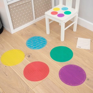 Set di 10 Dischi Sensoriali in Silicone Tickit 2