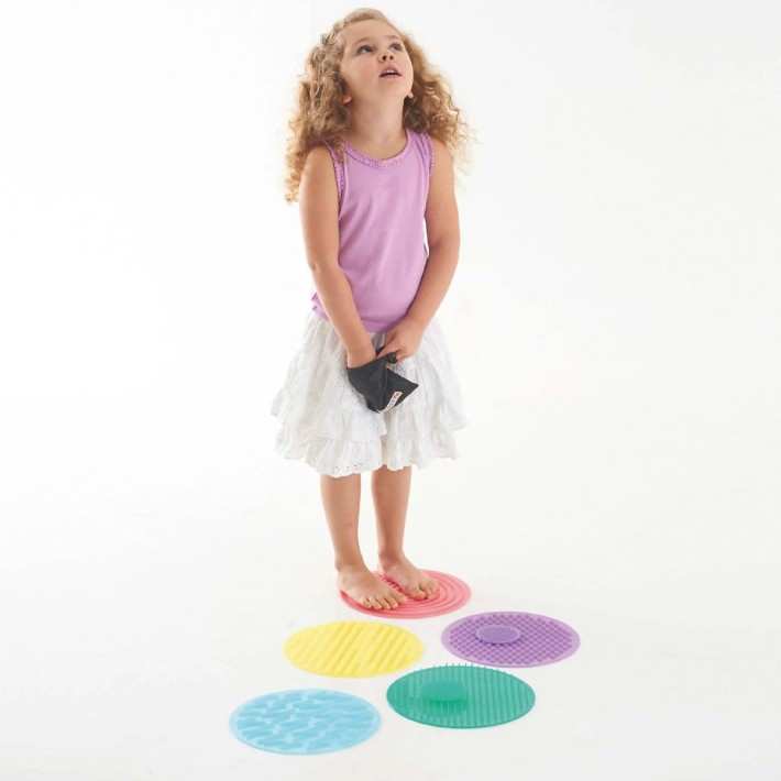Set di 10 Dischi Sensoriali in Silicone Tickit