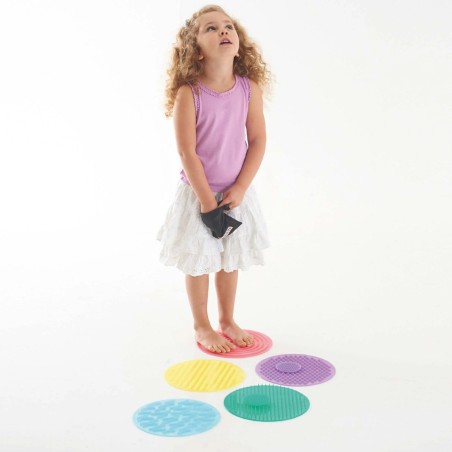 Set di 10 Dischi Sensoriali in Silicone Tickit