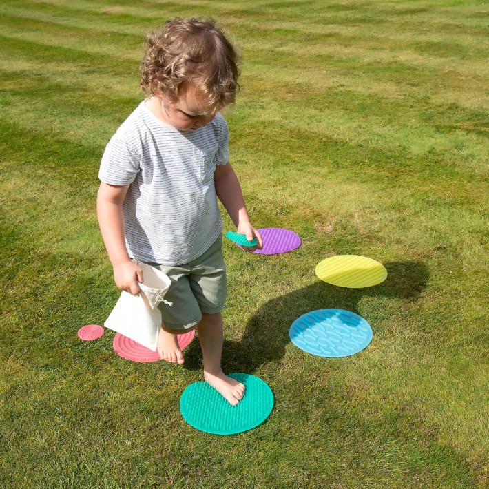 Set di 10 Dischi Sensoriali in Silicone Tickit