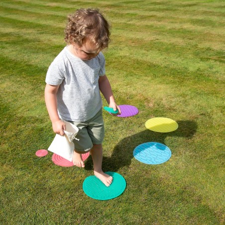 Set di 10 Dischi Sensoriali in Silicone Tickit