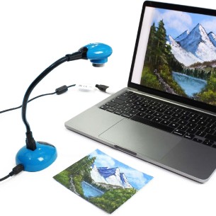 HUE HD Camera - Document Camera 720p Blu con Microfono USB 2