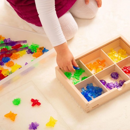 Insetti Colorati Traslucidi Tickit - 96 Pezzi