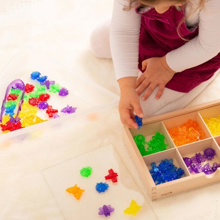 Insetti Colorati Traslucidi Tickit - 96 Pezzi