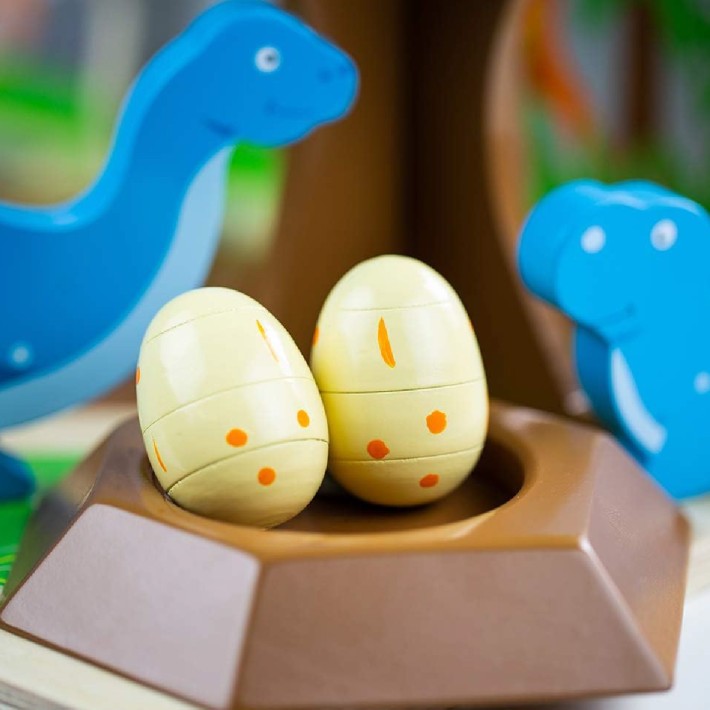 Isola dei Dinosauri in Legno da Gioco per Bambini
