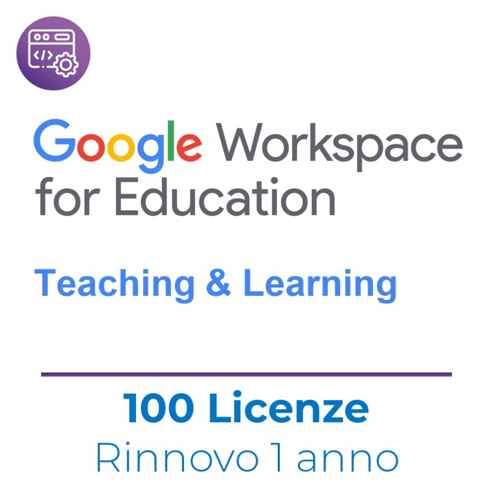 Kit Google Education 100 Licenze - Rinnovo per Docenti e Dirigenti