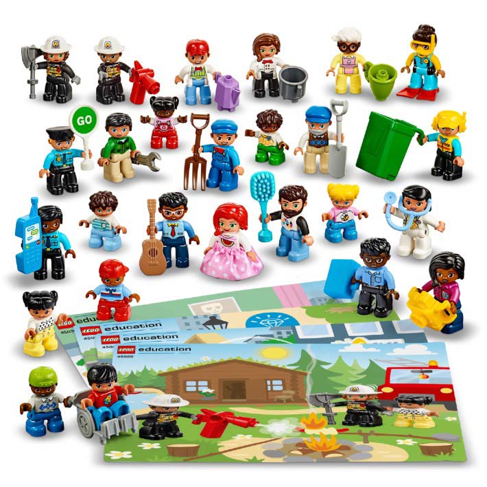 LEGO Education - Set per l'Apprendimento con 26 Personaggi DUPLO