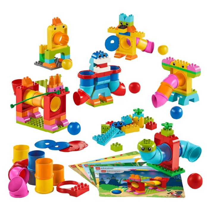 Set LEGO Education DUPLO con 150 elementi e schede guida per insegnanti