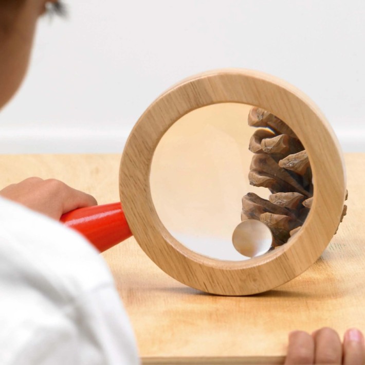 Lente d'Ingrandimento in Legno Tickit per Bambini
