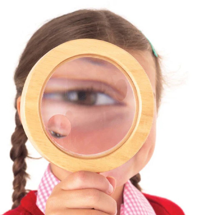 Lente d'Ingrandimento in Legno Tickit per Bambini