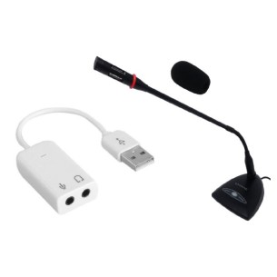 Microfono da scrivania con filo - Desk 135 - Scheda Audio Usb Inclusa