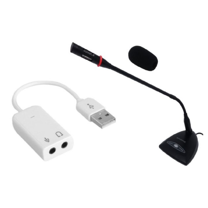 Microfono da scrivania con filo - Desk 135 - Scheda Audio Usb Inclusa