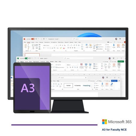Microsoft 365 A3 Faculty Nce - Licenza Annuale