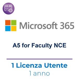 Microsoft 365 A5 Faculty - 1 Licenza Docente
