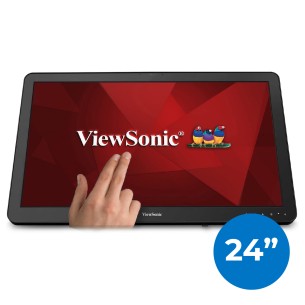 Monitor Viewsonic TD2430 da 24" Touch Screen Full HD con Altoparlanti Integrati