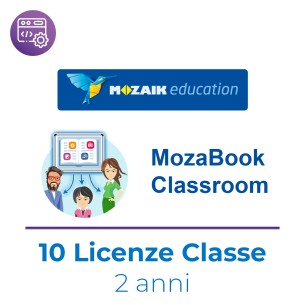 Kit 10 Licenze Mozaik MozaBook Classroom - Abbonamento 2 Anni
