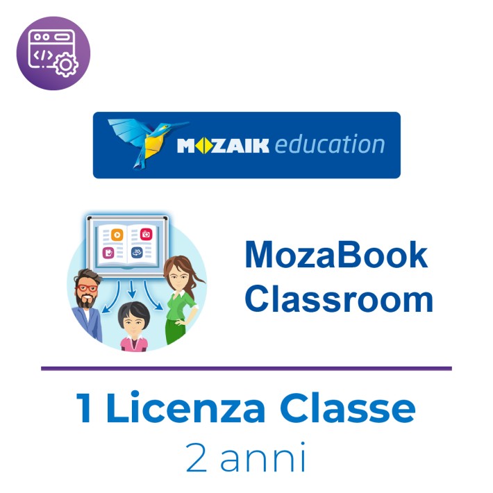 Licenza Mozaik MozaBook CLASSROOM - Abbonamento 2 Anni - Windows - Italiano