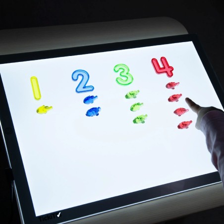 Set di Numeri Traslucidi Acrilici 0-9 - Perfetti per Attività Tattili