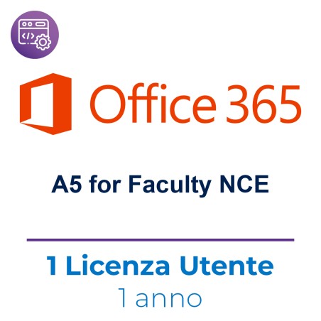 Office 365 A5 Faculty NCE - Abbonamento 1 Anno