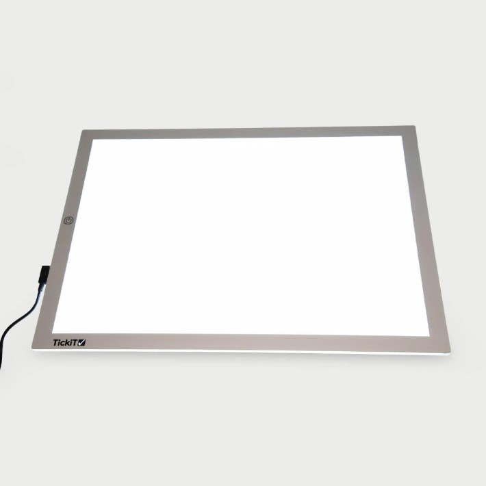Pannello Luminoso LED Rettangolare A3 - Ideale per Attività Educativa