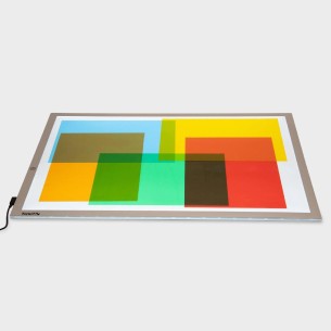 Pannello Luminoso LED Rettangolare A3 - Ideale per Attività Educativa 2