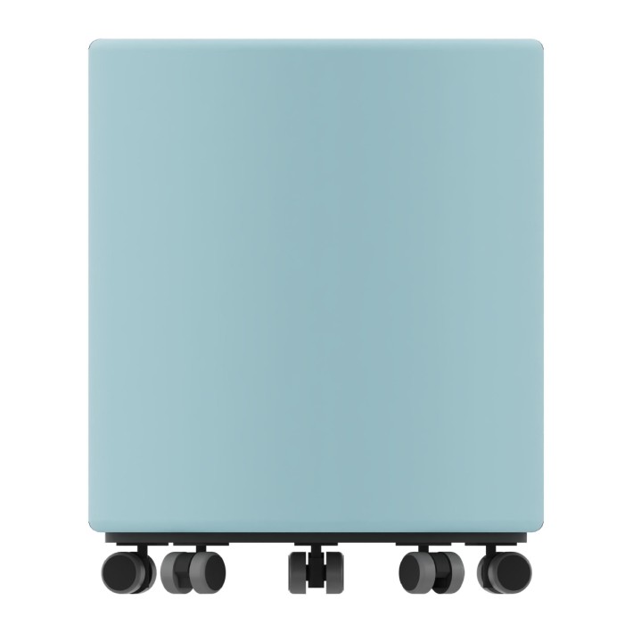 Pouf con Ruote - Diametro 60cm, h45cm - Azzurro
