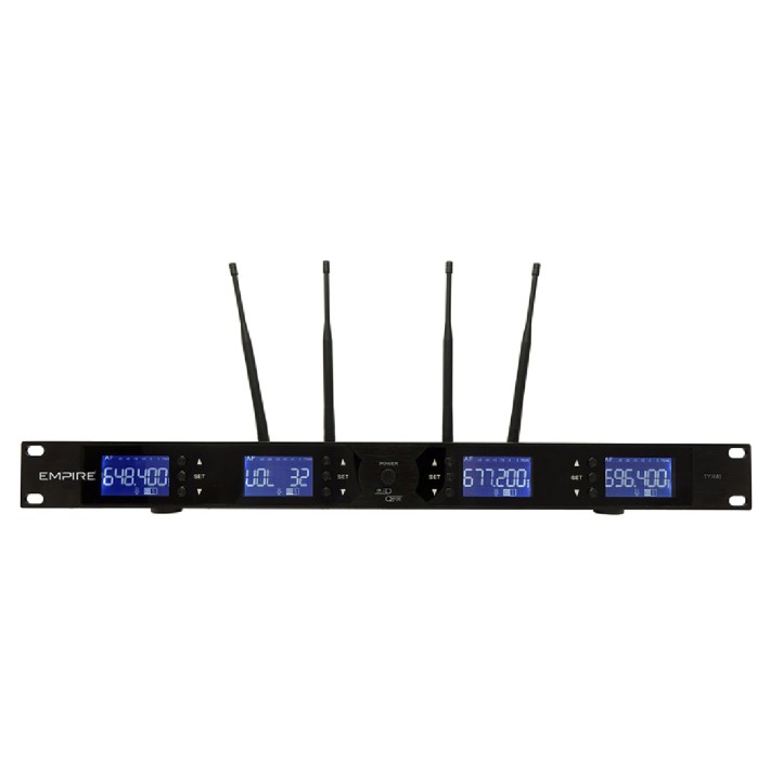 Ricevitore UHF 4 canali - R40 per Microfoni Wireless Empire