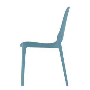 Sedia Ginevra Azzurro - Tecnopolimero Riciclabile - h47cm 2