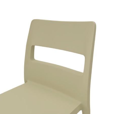 Sedia Sai Go Green - 46 cm - Colore Tortora | SCAB