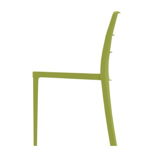 Sedia Sai in Tecnopolimero Riciclabile - Colore Verde 2