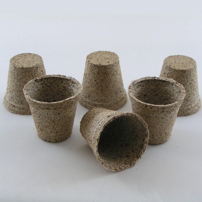 Set 20 Vasetti di Torba Biodegradabili ø 6 cm - CWR