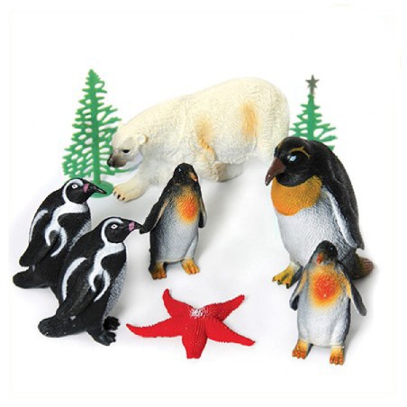 Set 6 Animali Realistici in Plastica CWR - Adatto dai 3 anni