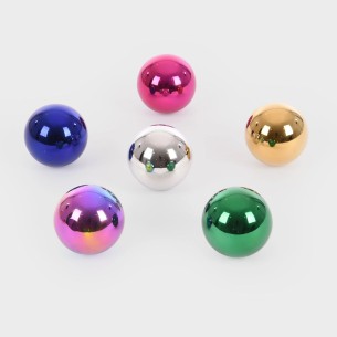 Sfere di Colore Riflettente in Acciaio - Confezione da 6 Pezzi di Tickit