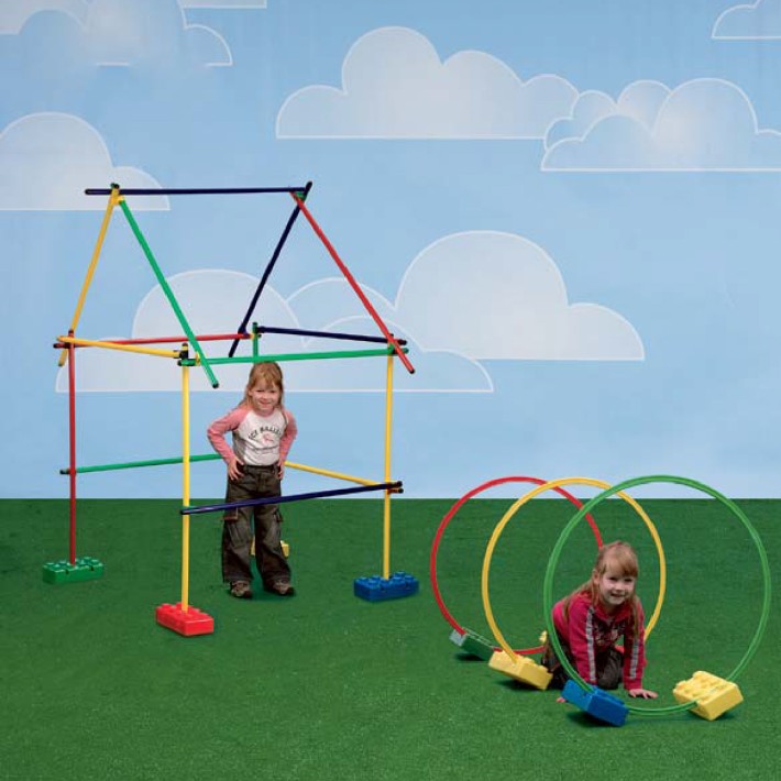 Set Gioco Movimento CWR - 65 Pezzi per Movimentare e Stimolare la Psicomotricità