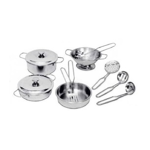Set 9 Utensili e Pentolini in Metallo - ø 10 cm 2