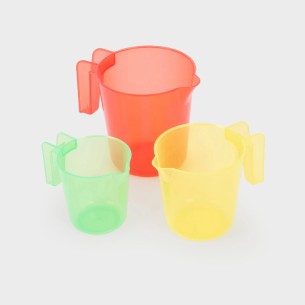Set 3 Brocche Colorate con Tacche Traslucide Tickit