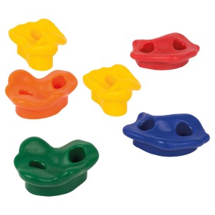 Set da 6 Prese per Arrampicata in Plastica - Ideali per attività motorie dei più piccoli