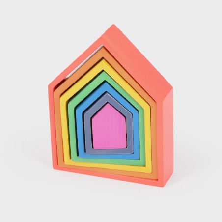 Casette Arcobaleno in Legno Tickit - Set Gioco da 7 Pezzi