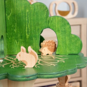 Set Gioco "La Casa sull'Albero nel Bosco" a 3 Livelli - in Legno 2