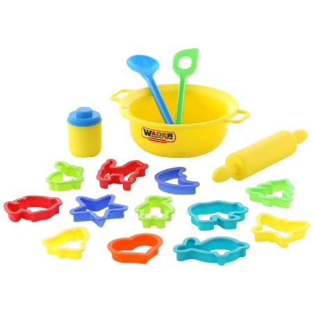 Set Gioco 18 Stoviglie in Plastica per Bambini - CWR