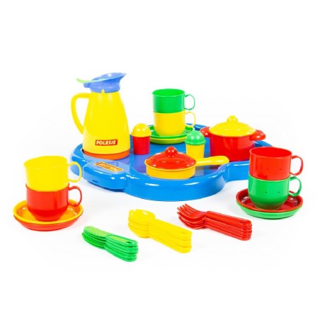 Set Gioco 37 Stoviglie Plastica per 6 Persone - CWR