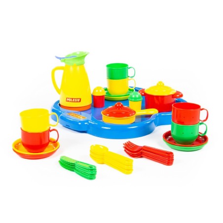 Set Gioco 37 Stoviglie Plastica per 6 Persone - CWR