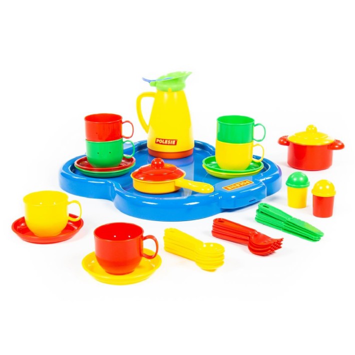Set Gioco 37 Stoviglie Plastica per 6 Persone - CWR