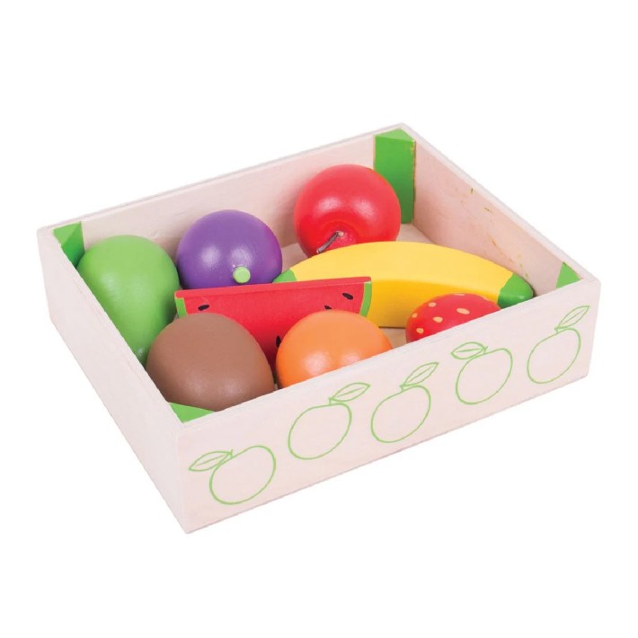 Set Gioco Cassetta del Fruttivendolo in Legno - CWR