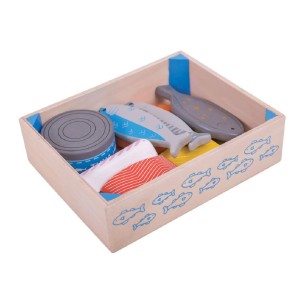 Set Gioco Cassetta del Pescivendolo in Legno CWR 2