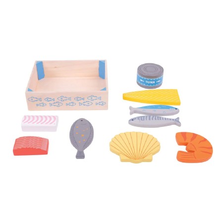 Set Gioco Cassetta del Pescivendolo in Legno CWR