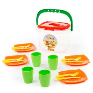 Set Gioco Cestino Picnic in Plastica CWR