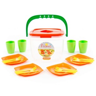 Set Gioco Cestino Picnic in Plastica CWR 2