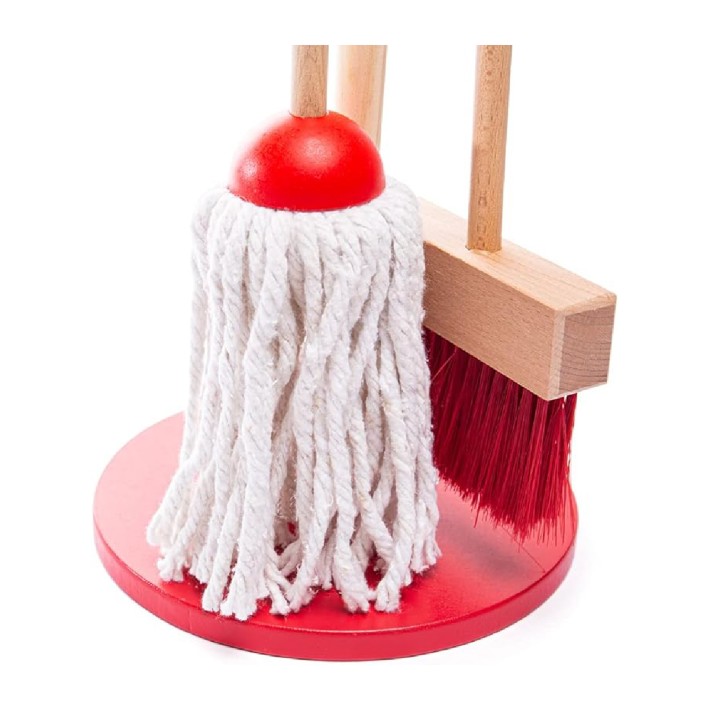 Set Gioco delle Pulizie in Legno CWR per bambini dai 3 anni in su