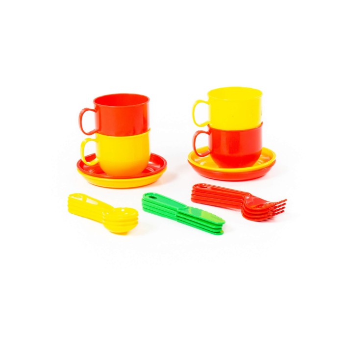 Set Gioco Servizio Caffè/Tè per 4 Persone in Plastica - CWR